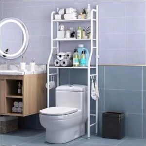 Toilet rack stand / bathroom organizer
