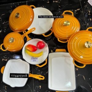 Cast iron cookware 4set