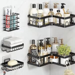 5in 1 bathroom caddy set