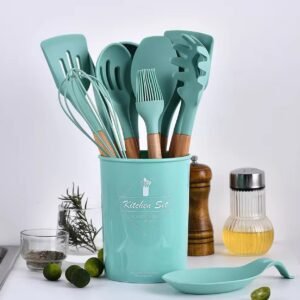 11pcs silicone laddles set