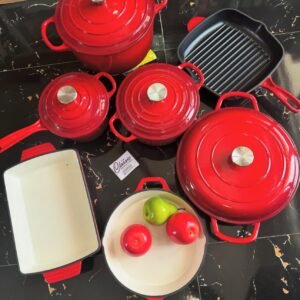 Cast iron /dutch oven cookware 11pcs
