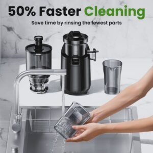 German chef masticating slow juicer