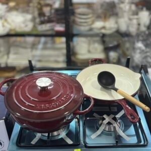 Enameled cast iron cookware/dutch oven 3pcs