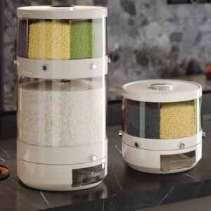 2 buckets Rice storage dispenser