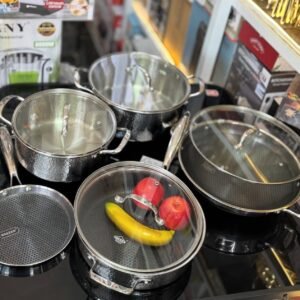 UAKEEN Germany triply stainless steel cookware set