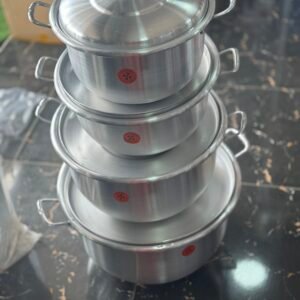 Jumbo sizes aluminum cookwares