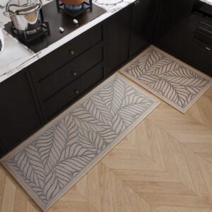 Non slip  kitchen floor mat 2in1