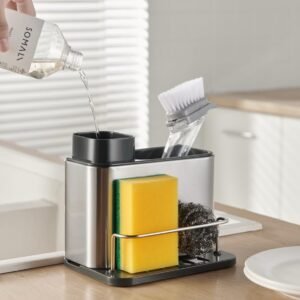 Stainless soap dispenser