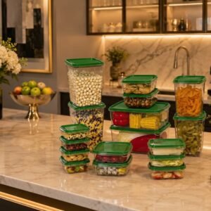 17pcs plastic containers