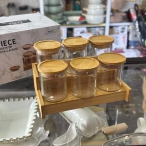 Spices glass jar 8pcs